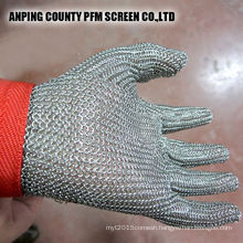 High quality 304 stainless steel metal cut resistance gloves